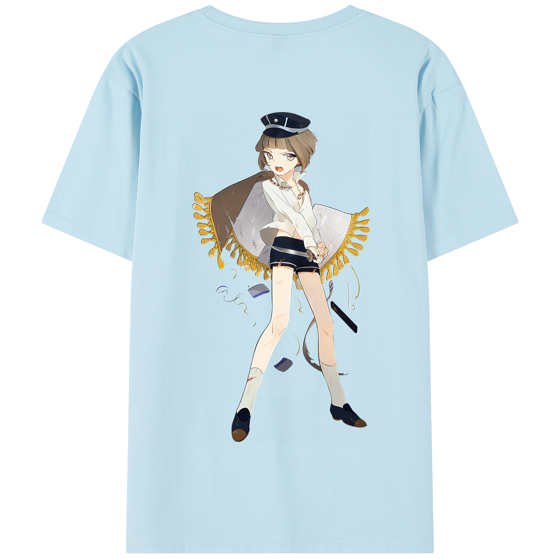 （画像用） 刀剣乱舞 Touken Ranbu 綿100％半袖Tシャツ（背面プリント）